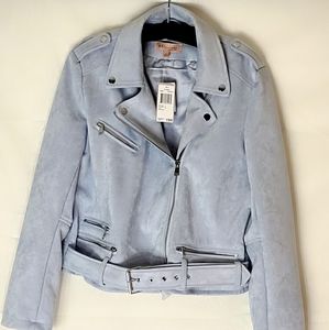 NWT - PHILOSOPHY FAUX LEATHER JACKET